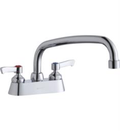 Elkay LK406AT10 6 1/2" Double Handle Deck Mounted Arc Tube Spout Kitchen Faucet in Chrome