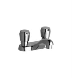 Elkay LK656 2 3/4" Double Push Button Handle Metered Bathroom Sink Faucet in Chrome