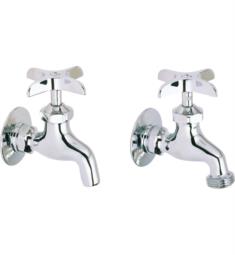 Elkay LK69C 2 1/8" Double Handle Wall Mount Commercial Service/ Utility Faucet in Chrome