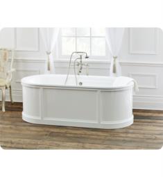 Cheviot 2141 Buckingham 69 7/8" Cast Iron Free Standing Soaking Bathtub with Continuous Rolled Rim