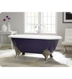 Cheviot 2160 Carlton 70" Cast Iron Clawfoot Soaking Bathtub with Continuous Rolled Rim