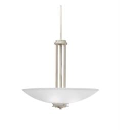 Kichler 3275 Hendrik 3 Light Incandescent Inverted Pendent with Bowl Shaped Glass Shade