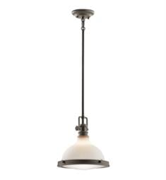 Kichler 43765 Hatteras Bay 1 Light 11 1/2" Incandescent Pendant with Cone Shaped Glass Shade