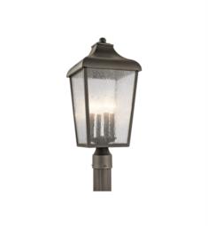 Kichler 49739OZ Forestdale 4 Light Incandescent Outdoor Post Mount Lantern in Olde Bronze