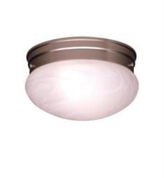 Kichler 8209NI Ceiling Space 2 Light Incandescent Flush Mount Ceiling Light with Dome Shaped Glass Shade
