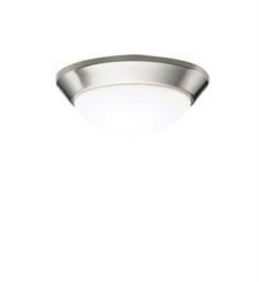 Kichler 8880NI Ceiling Space 1 Light 10" Incandescent Flush Mount Ceiling Light with Bowl Shaped Glass Shade