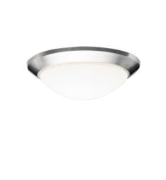 Kichler 8881NI Ceiling Space 1 Light 14" Incandescent Flush Mount Ceiling Light with Bowl Shaped Glass Shade