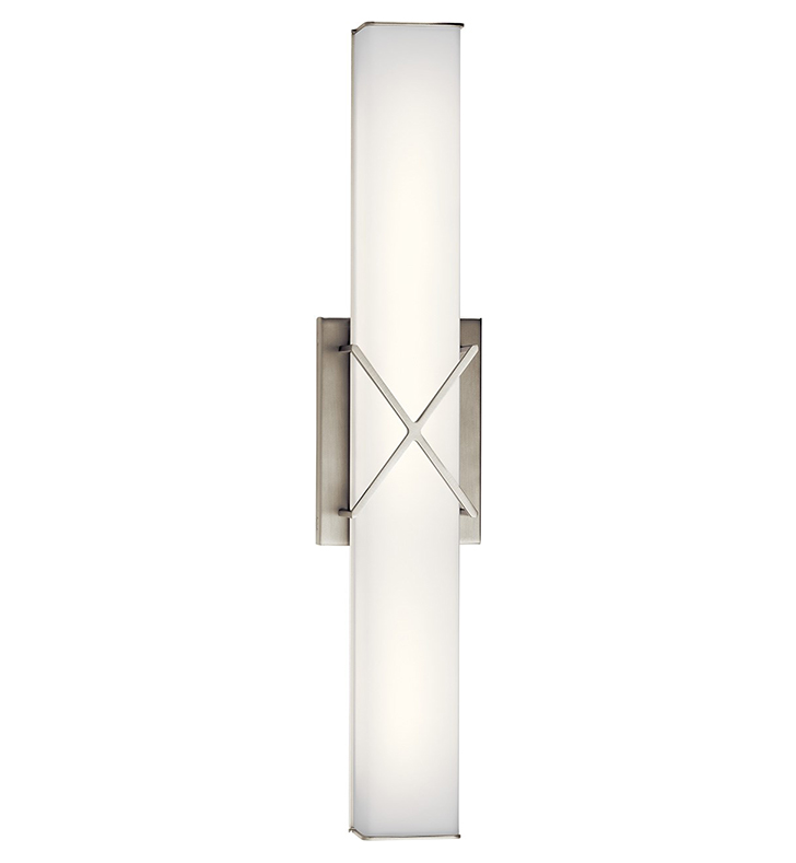 Kichler 45657LED Trinsic Light 22" LED Linear Bath Light with Satin  Etched White Glass Shade