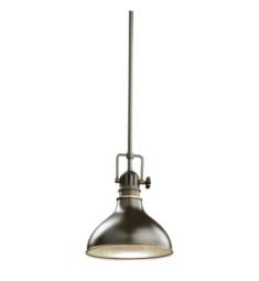 Kichler 2664 Hatteras Bay 1 Light Incandescent Mini Pendant with Cone Shaped Metal Shade