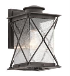 Kichler 49743WZC Argyle 1 Light 6 1/2" Outdoor Wall Sconce in Weathered Zinc