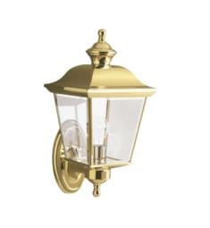 Kichler 9713PB Bay Shore 1 Light 9 1/4" Incandescent Outdoor Wall Sconce in Polished Brass