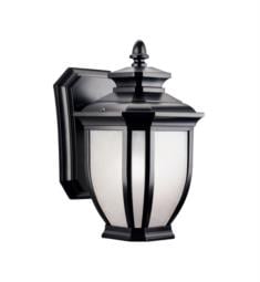 Kichler 9039 Salisbury 1 Light 6" Incandescent Outdoor Wall Sconce with Lantern Shaped Glass Shade