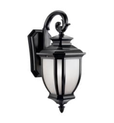 Kichler 9040 Salisbury 1 Light 8" Incandescent Outdoor Wall Sconce with Lantern Shaped Glass Shade