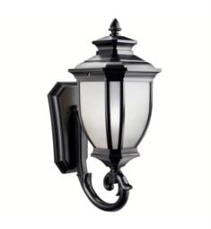 Kichler 9043 Salisbury 1 Light 12" Incandescent Outdoor Wall Sconce with Lantern Shaped Glass Shade