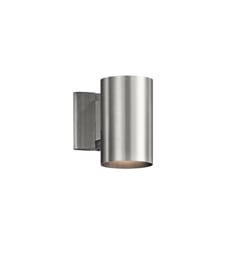 Kichler 9234 1 Light 4 3/4" Incandescent Indoor/Outdoor Wall Sconce with Cylindrical Shaped Glass Shade