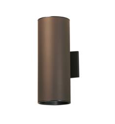 Kichler 9246 2 Light 6" Incandescent Indoor/Outdoor Wall Sconce with Cylindrical Shaped Glass Shade