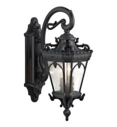Kichler 9357 Tournai 2 Light 10" Incandescent Outdoor Wall Sconce with Lantern Shaped Glass Shade