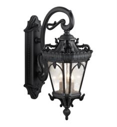 Kichler 9358 Tournai 3 Light 11 3/4" Incandescent Outdoor Wall Sconce with Lantern Shaped Glass Shade