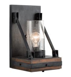 Kichler 43436 Colerne 1 Light 8 3/4" Incandescent Wall Sconce with Cylinder Shaped Glass Shade