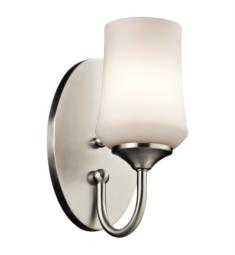 Kichler 45568 Aubrey 1 Light 5 1/2" Incandescent Wall Sconce with Tapered Shaped Glass Shade