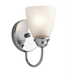 Kichler 45637 Jolie 1 Light 5" Incandescent Wall Sconce with Cone Shaped Glass Shade