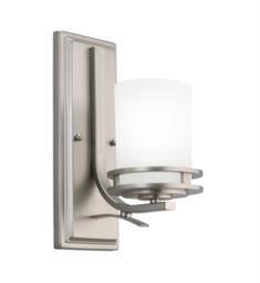 Kichler 5076 Hendrik 1 Light 5 1/4" Incandescent Wall Sconce with Rectangle Shaped Glass Shade