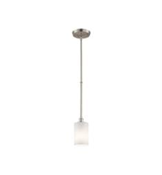 Kichler 43927 Joelson 1 Light Incandescent Mini Pendant with Cylindrical Shaped Glass Shade