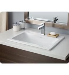 Cheviot 1185-WH-1 Manhattan 17 3/4" Drop In Single Bowl Bathroom Sink with Single Hole Drilling in White