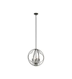 Kichler 43096 Montavello 4 Light 18 3/4" Incandescent Single Tier Chandelier with Clear Beveled