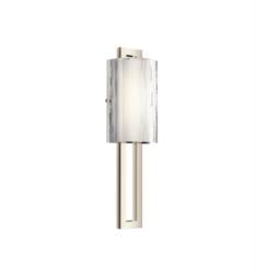 Kichler 42500PNLED Jewel 1 Light 6 1/2" LED Wall Sconce in Polished Nickel