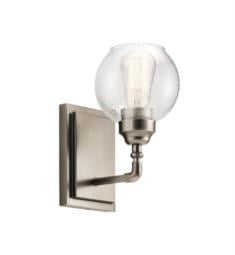 Kichler 45590 Niles 1 Light 5 1/2" Incandescent Wall Sconce with Globe Shaped Glass Shade