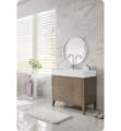 James Martin 210-V36-WW Linear 35 1/4" Single Bathroom Vanity in Whitewashed Walnut