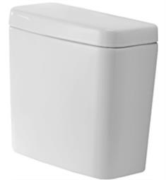 Duravit 0927200002 D-Code Single Flush Toilet Tank with Side Lever in White