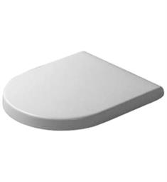 Duravit 00638 Starck 3 17 1/8" Plastic Toilet Seat and Cover in White