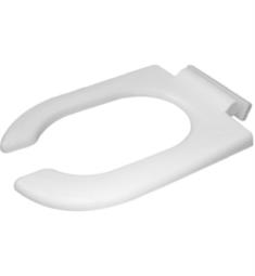 Duravit 00643 Starck 3 18 1/2" Plastic Open Front Toilet Seat Ring in White