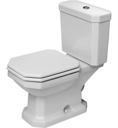 Duravit 213001 1930 Series Single Flush Two-Piece Floor Mounted Elongated Toilet in White Finish
