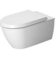 Duravit 254409 Darling New 24 3/8" Dual Flush One-Piece Wall Mounted Elongated Toilet in White Finish