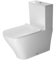 Duravit 215609 DuraStyle Dual Flush Two-Piece Floor Mounted Close Coupled Elongated Toilet in White Finish