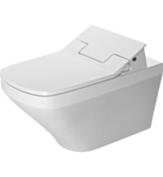 Duravit 253759 DuraStyle 24 3/8" Dual Flush One-Piece Wall Mounted Elongated Toilet in White Finish