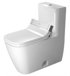Duravit 212151 Happy D.2 28" Dual Flush One-Piece Floor Mounted Elongated Toilet in White Finish