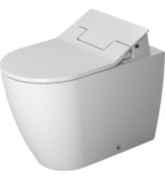 Duravit 216959 ME by Starck 23 5/8" Dual Flush One-Piece Floor Mounted Back-to-Wall Elongated Toilet in White Finish