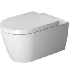 Duravit 252909 ME by Starck Dual Flush One-Piece Wall Mounted Rimless Elongated Toilet in White Finish
