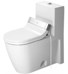 Duravit 213301 Starck 2 Single Flush One-Piece Floor Mounted Elongated Toilet in White Finish
