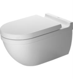 Duravit 222609 Starck 3 Dual Flush One-Piece Wall Mounted Elongated Toilet in White Finish
