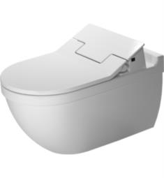 Duravit 2226590092 Starck 3 24 3/8" Dual Flush One-Piece Wall Mounted Elongated Toilet in White Finish