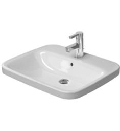 Duravit 0374620000 DuraStyle 24 1/4" Drop In Vanity Bathroom Sink with Overflow and Tap Platform