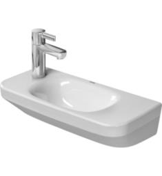 Duravit 071350 DuraStyle 19 5/8" Wall Mount Handrinse Bathroom Sink with Overflow and Tap Platform
