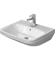 Duravit 231955 DuraStyle 21 5/8" Wall Mount Bathroom Sink with Overflow and Tap Platform