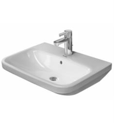 Duravit 231960 DuraStyle 23 5/8" Wall Mount/Pedestal Bathroom Sink with Overflow and Tap Platform