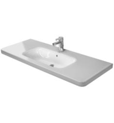 Duravit 232012 DuraStyle 47 1/4" Drop In Vanity Bathroom Sink with Overflow and Tap Platform